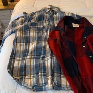 Men long sleeve and fleece shirts